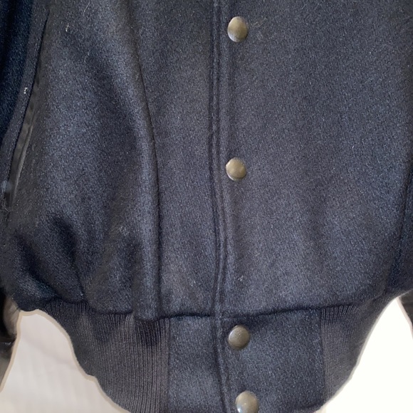 Rare “VERVE” Varsity Style Leather Jacket -Sz. XL - Picture 4 of 13